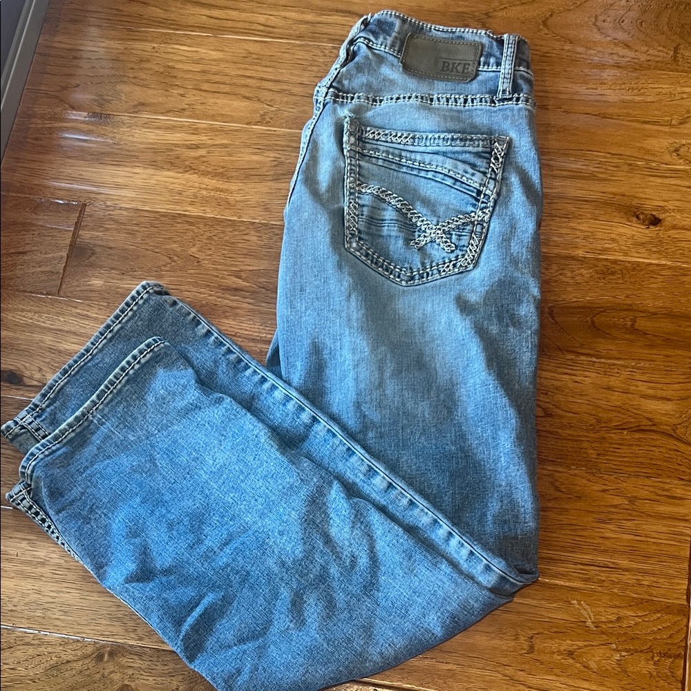 Men’s BKE Jake jeans size 29R bootleg denim
